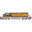 GMDD SD40-2 - Standard DC -- Pennsylvania Northeastern (Full Stripes, yellow, black, gray), N, Intermountain Railway Company 693