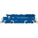 EMD GP40 - Standard DC -- Pan Am Railways 313 (blue, white), HO, Bachmann Industries 63544