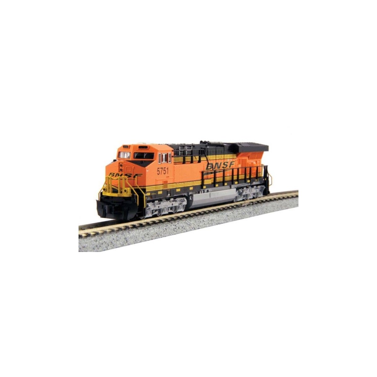 GE ES44AC GEVO - DCC -- Burlington Northern Santa Fe 5931 (orange, black Wedge Logo), N, Kato USA Inc 1768931DCC
