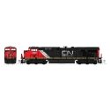 GE ES44AC GEVO - DCC -- Canadian National 2952 (black, red, white, Website Logo), N, Kato USA Inc 1768939DCC