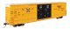 60′ High Cube Plate F Horizontal Post Boxcar - Ready to Run -- TTX TBOX 630401 (yellow, black, H, HO, WalthersMainline 3120