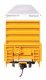 60′ High Cube Plate F Horizontal Post Boxcar - Ready to Run -- TTX TBOX 630401 (yellow, black, H, HO, WalthersMainline 3120
