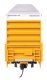 60′ High Cube Plate F Horizontal Post Boxcar - Ready to Run -- TTX TBOX 630401 (yellow, black, H, HO, WalthersMainline 3120
