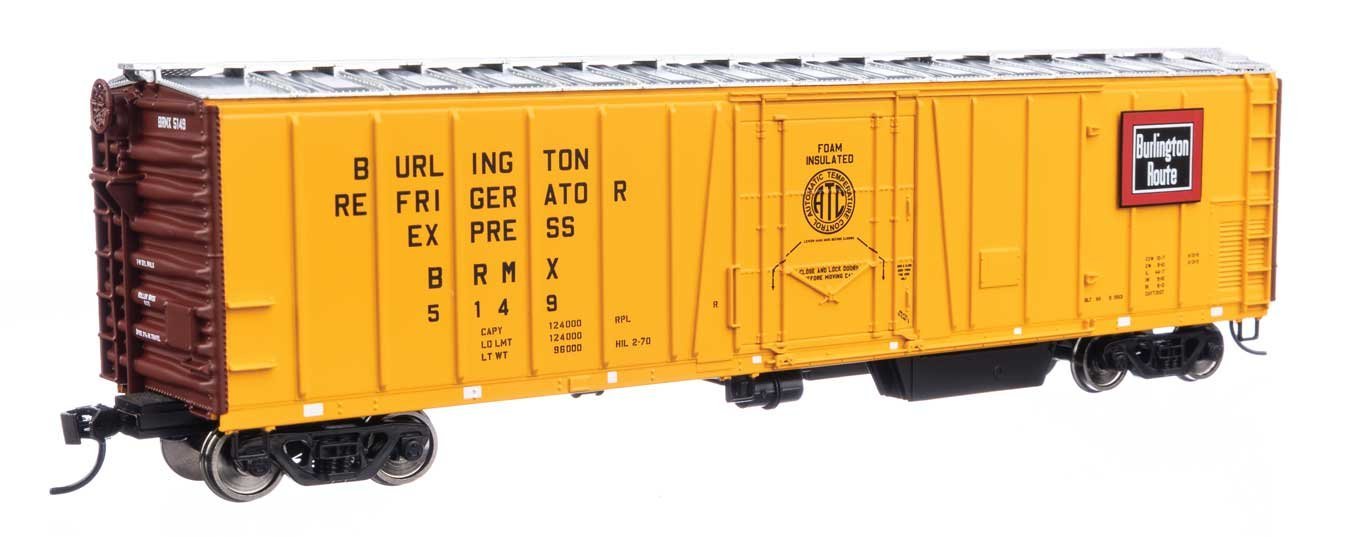 50′ AAR Mechanical Refrigerator Car - Ready-to-Run -- Chicago, Burlington & Quincy 5149, HO, WalthersMainline 3781