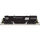 GE U28C - Standard DC - Master(R) Silver -- Penn Central 6522 (black, white, Large Logo), HO, Atlas Model Railroad Co. 10004589