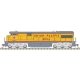 GE U28C - Standard DC - Master(R) Silver -- Union Pacific 2801 (Armour Yellow, gray, red frame stripe), HO, Atlas Model Railroad