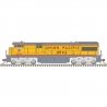 GE U28C - Standard DC - Master(R) Silver -- Union Pacific 2801 (Armour Yellow, gray, red frame stripe), HO, Atlas Model Railroad
