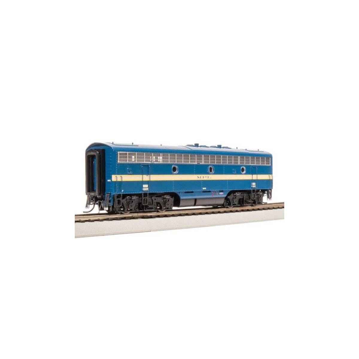 EMD F7B - Standard DC - Stealth -- Missouri Pacific 587B (Eagle, blue, gray), HO, Broadway Limited Imports 8311