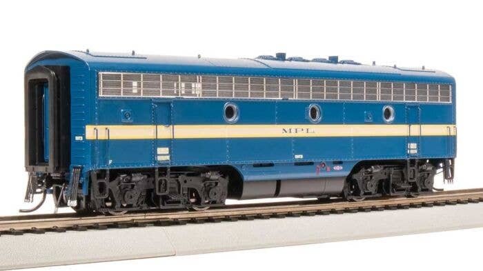 EMD F7B - Standard DC - Stealth -- Missouri Pacific 587B (Eagle, blue, gray), HO, Broadway Limited Imports 8311