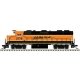 EMD GP39-2 Phase I - Standard DC - Master(R) Silver -- BNSF Railway 2776 (orange, black, Wedge Logo), N, Atlas Model Railroad Co