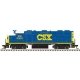 EMD GP39-2 Phase I - Standard DC - Master(R) Silver -- CSX 4314 (YN3, blue, yellow), N, Atlas Model Railroad Co. 40005900