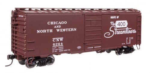 40′ PS-1 Boxcar - Ready to Run -- Chicago & North Western(TM) 6264, HO, WalthersMainline 45507