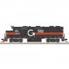 EMD GP39-2 Phase I - Standard DC - Master(R) Silver -- Guilford B&M 350 (gray, orange, white), N, Atlas Model Railroad Co. 40005