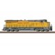 GE ES44AC - Sound and DCC -- Union Pacific 7412 (Armour Yellow, gray, red, Large US Flag), HO, Trix 25441