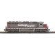 EMD SD45 Low Nose - 2-Rail - Sound and DCC - Premier -- Southern Pacific 8595 (gray, red, Speed Lettering), O, Atlas O 30138277