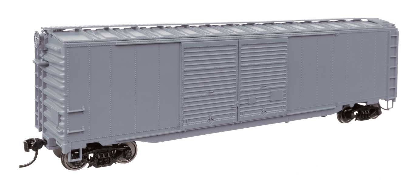 50′ AAR Improved Double-Door Boxcar - Ready to Run -- Undecorated, HO, WalthersMainline 46600