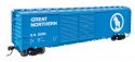 50′ AAR Improved Double-Door Boxcar - Ready to Run -- Great Northern 35052, HO, WalthersMainline 46604