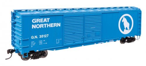 50′ AAR Improved Double-Door Boxcar - Ready to Run -- Great Northern 35127, HO, WalthersMainline 46605