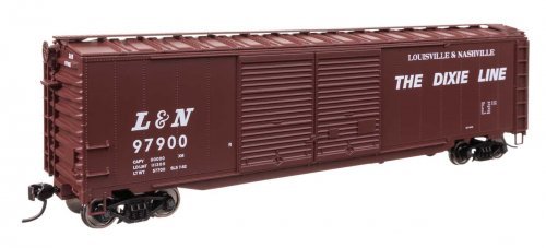 50′ AAR Improved Double-Door Boxcar - Ready to Run -- Louisville & Nashville 97900, HO, WalthersMainline 46607