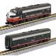 EMD F7 A-B Set - LokSound and DCC -- Southern Pacific 6182, 8082 (Black Widow, black, silver, red, orange), N, Kato USA Inc 1060
