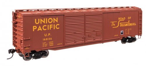 50′ AAR Improved Double-Door Boxcar - Ready to Run -- Union Pacific(R) 160136, HO, WalthersMainline 46618