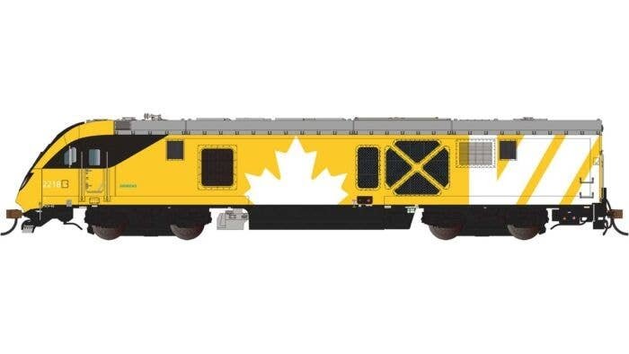 Siemens SCV-42 Charger - WowSound(R) and DCC -- Via Rail Canada 2218 (Lumi Scheme, yellow, white, gray), HO, Bachmann Industries