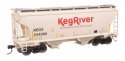 39′ Trinity 3281 2-Bay Covered Hopper - Ready-to-Run -- Keg River 244068, HO, WalthersMainline 49315
