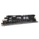 GE Dash 9-44CW - Standard DC -- Norfolk Southern 9252 (black, white, Operation Lifesaver), G, Bachmann Industries 90908
