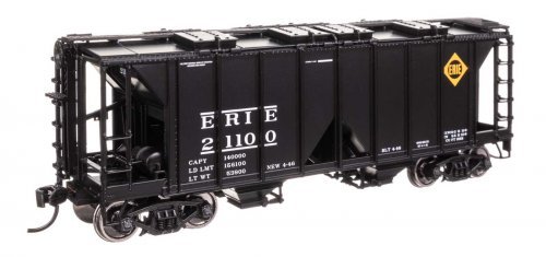 ACF 1958 Cu Ft Covered Hopper - Ready to Run -- Erie 21100, HO, WalthersMainline 49714
