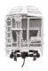 ACF 1958 Cu Ft Covered Hopper - Ready to Run -- Kosmos Cement KSMX 105, HO, WalthersMainline 49721