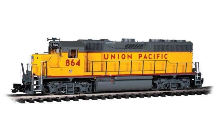 EMD GP40 - Standard DC -- Union Pacific 864 (Armour Yellow, gray, red, Large Lettering), G, Bachmann Industries 91904
