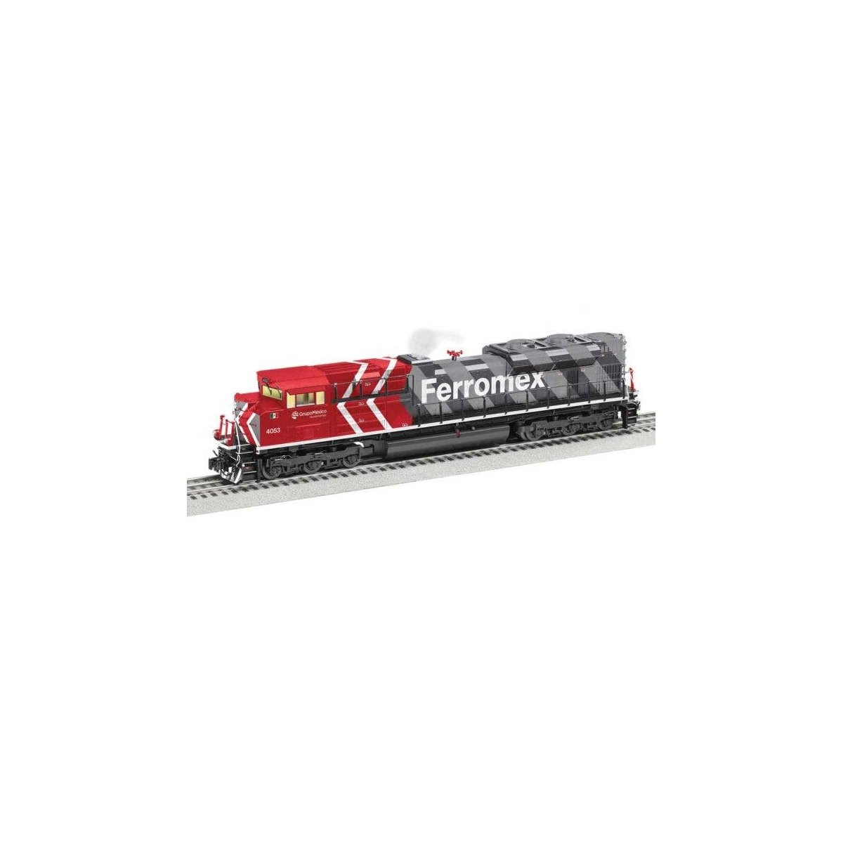 EMD SD70M-2 - 3-Rail - Unpowered -- Ferromex 4053 (Stripe Scheme, red, gray, white), O, Lionel 2533182
