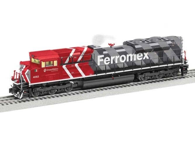 EMD SD70M-2 - 3-Rail - Unpowered -- Ferromex 4053 (Stripe Scheme, red, gray, white), O, Lionel 2533182