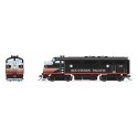 EMD F3 A-Unpowered B Set - Sound and DCC - Paragon4(TM) -- Southern Pacific 336, 536 (Black Widow, black, silver), HO, Broadway 