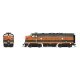 EMD F7 A-Unpowered B Set - Sound and DCC - Paragon4(TM) -- Great Northern 454A, 454B (Freight Empire Scheme, Pullman Green, Oran