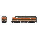 EMD F7 A-Unpowered B Set - Sound and DCC - Paragon4(TM) -- Great Northern 454A, 454B (Freight Empire Scheme, Pullman Green, Oran