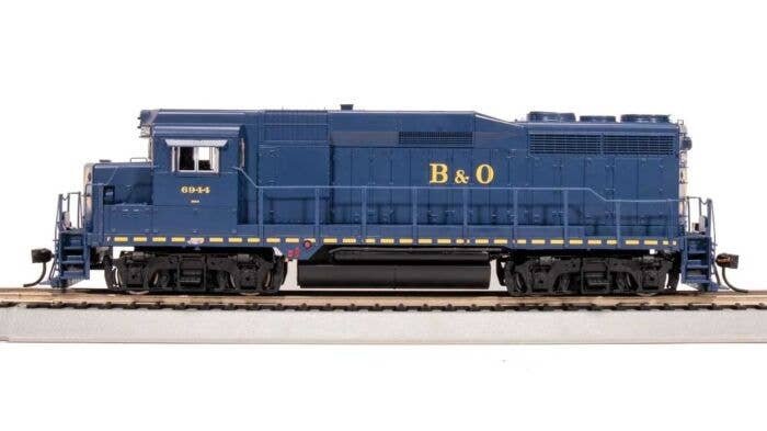 EMD GP30 Low Nose - Sound and DCC - Paragon4(TM) -- Baltimore & Ohio 6944 (2022 Museum Version blue, yellow Sunburst), HO, Broad