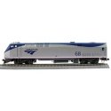 GE P42 Genesis - LokSound & DCC -- Amtrak 180 (Phase Vb Late silver, blue, red), HO, Kato USA Inc 376118LS