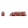 EMD GP35 Low Nose - Sound and DCC - Paragon4(TM) -- Chicago, Burlington & Quincy 992 (Chinese Red, gray, white, black), HO, Broa