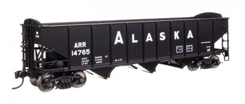 70-Ton AAR 3-Bay Open Hopper - Ready to Run -- Alaska 14765, HO, WalthersMainline 56736