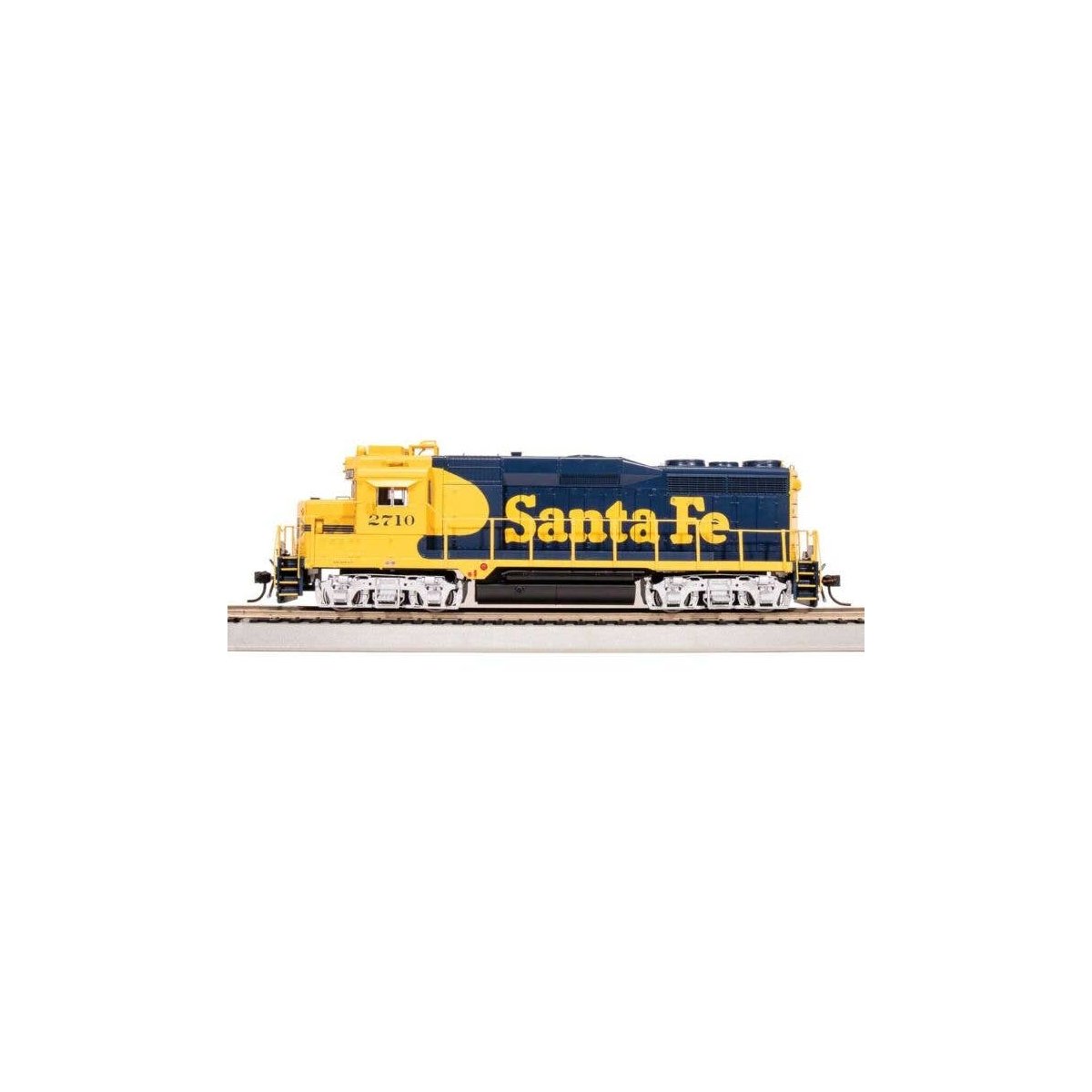 EMD GP30u Low Nose - Sound and DCC - Paragon4(TM) -- Santa Fe 2710 (Warbonnet blue, yellow), HO, Broadway Limited Imports 7560