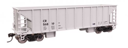 41′ Ballast Hopper - Ready to Run -- Conrail 56819, HO, WalthersMainline 57014