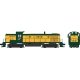 Alco RS3 Phase 2 - LokSound 5 and DCC -- Chicago & North Western 166 (yellow, green), HO, Bowser Manufacturing Co. 25424