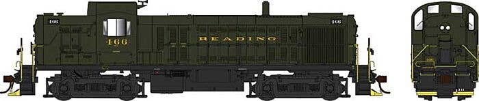 Alco RS3 Phase 1 - LokSound 5 and DCC -- Reading 463 (dark green, yellow), HO, Bowser Manufacturing Co. 25440