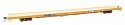 89′ Channel Side Flatcar - Ready to Run -- Trailer-Train JTTX 930188 (yellow, black General Serv, HO, WalthersMainline 5746