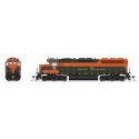 EMD SD45 Low-Nose - Sound & DCC - Paragon4(TM) -- Great Northern 410 (Simplified, Pullman Green, Omaha Orange), HO, Broadway Lim