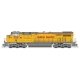 GE ES44AC - Sound and DCC - Paragon4(TM) -- Union Pacific 5282 (Armour Yellow, gray, red, 2022 Small Flag), HO, Broadway Limited