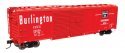 50′ AAR Double-Door Boxcar - Ready to Run -- Chicago, Burlington & Quincy 48566, HO, WalthersProto 101674