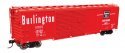 50′ AAR Double-Door Boxcar - Ready to Run -- Chicago, Burlington & Quincy 48596, HO, WalthersProto 101675