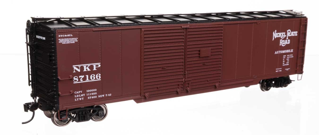 50′ AAR Double-Door Boxcar - Ready to Run -- Nickel Plate Road 87166, HO, WalthersProto 101677